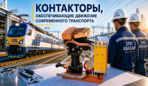 Электропневматические контакторы СПП КВАЗАР для транспортной инфраструктуры Украины