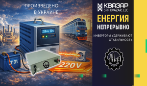 Инвертор СПП КВАЗАР для непрерывной подачи энергии