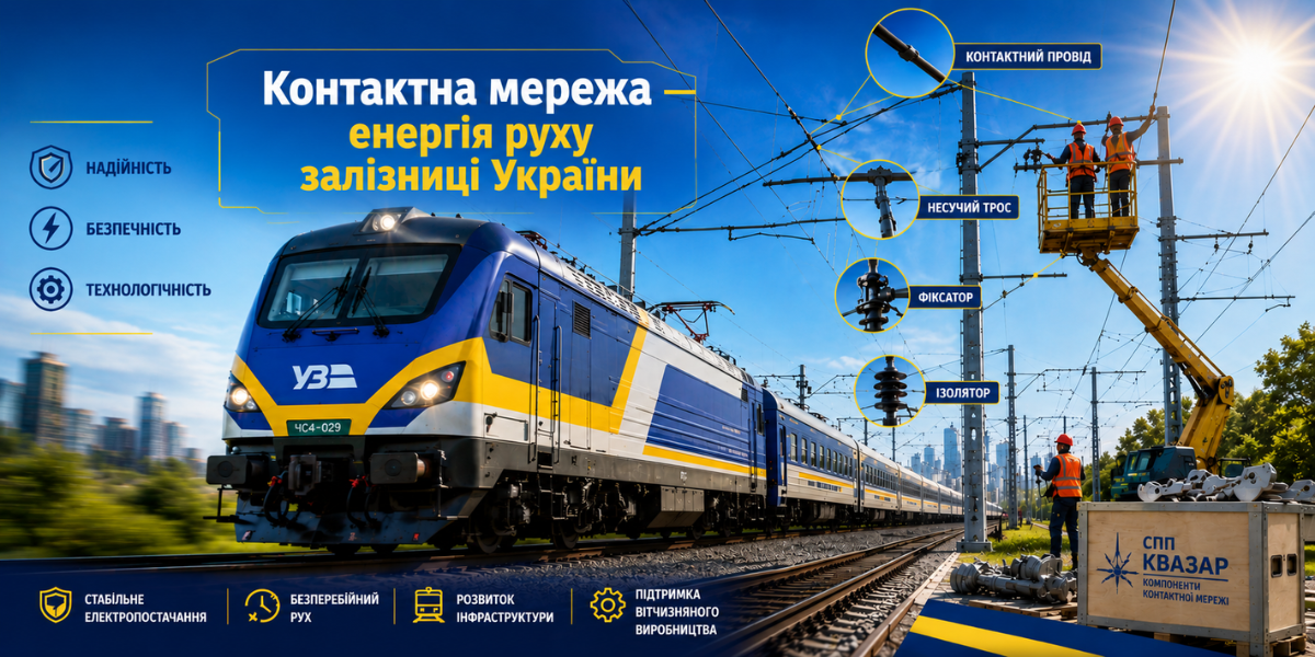 Сучасні жеталі контактної мережі України