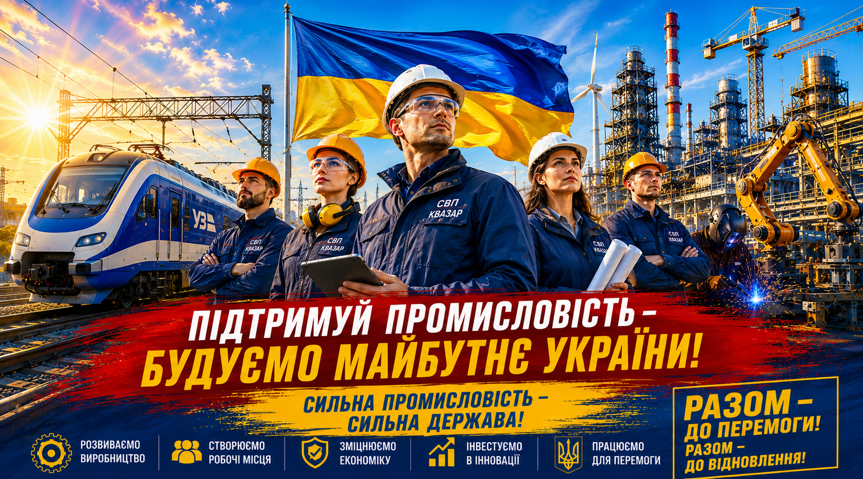 СВП КВАЗАР та підтримка української промисловості й національного виробника електротехніки