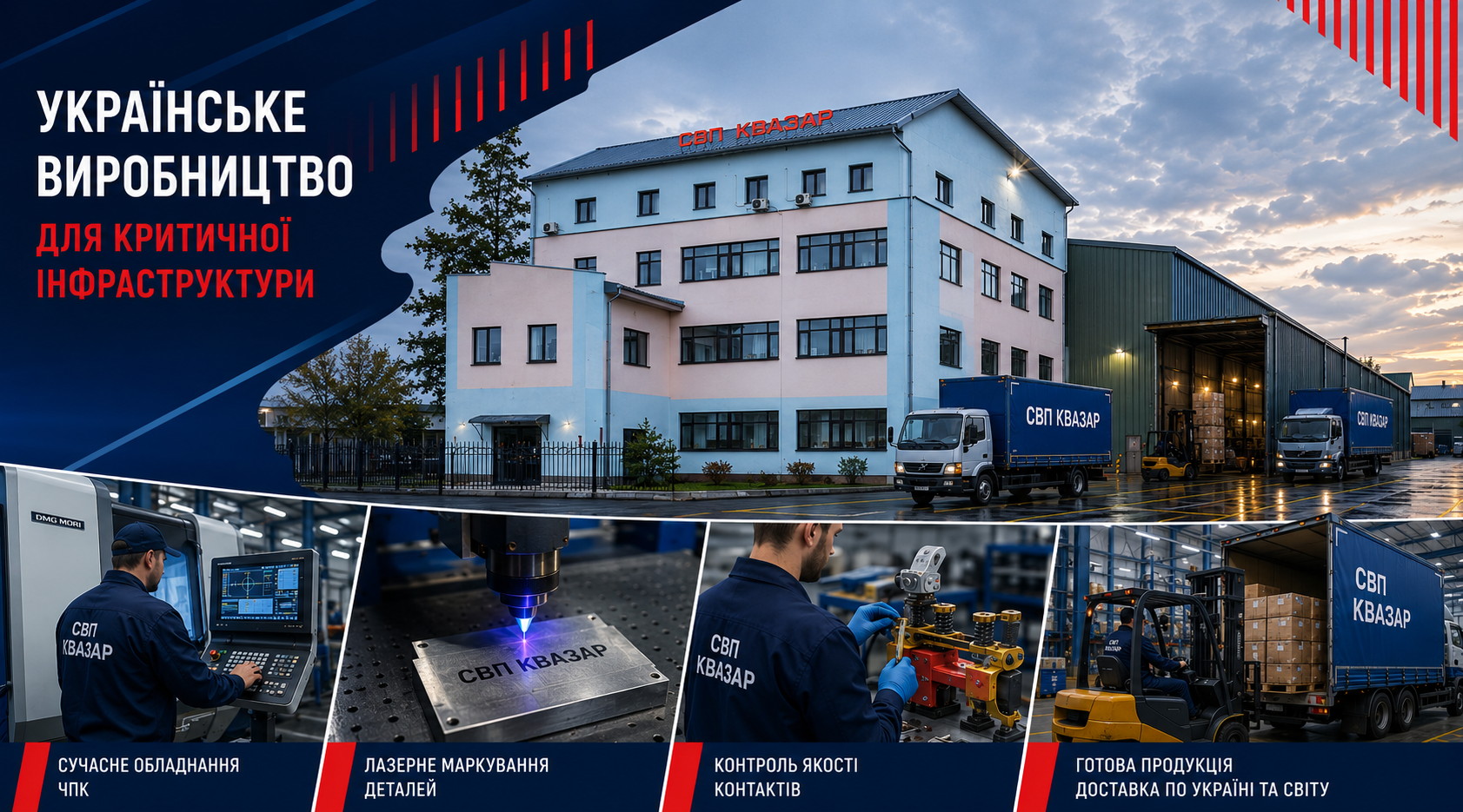 Виробництво кулачкових контакторів на заводі СВП КВАЗАР