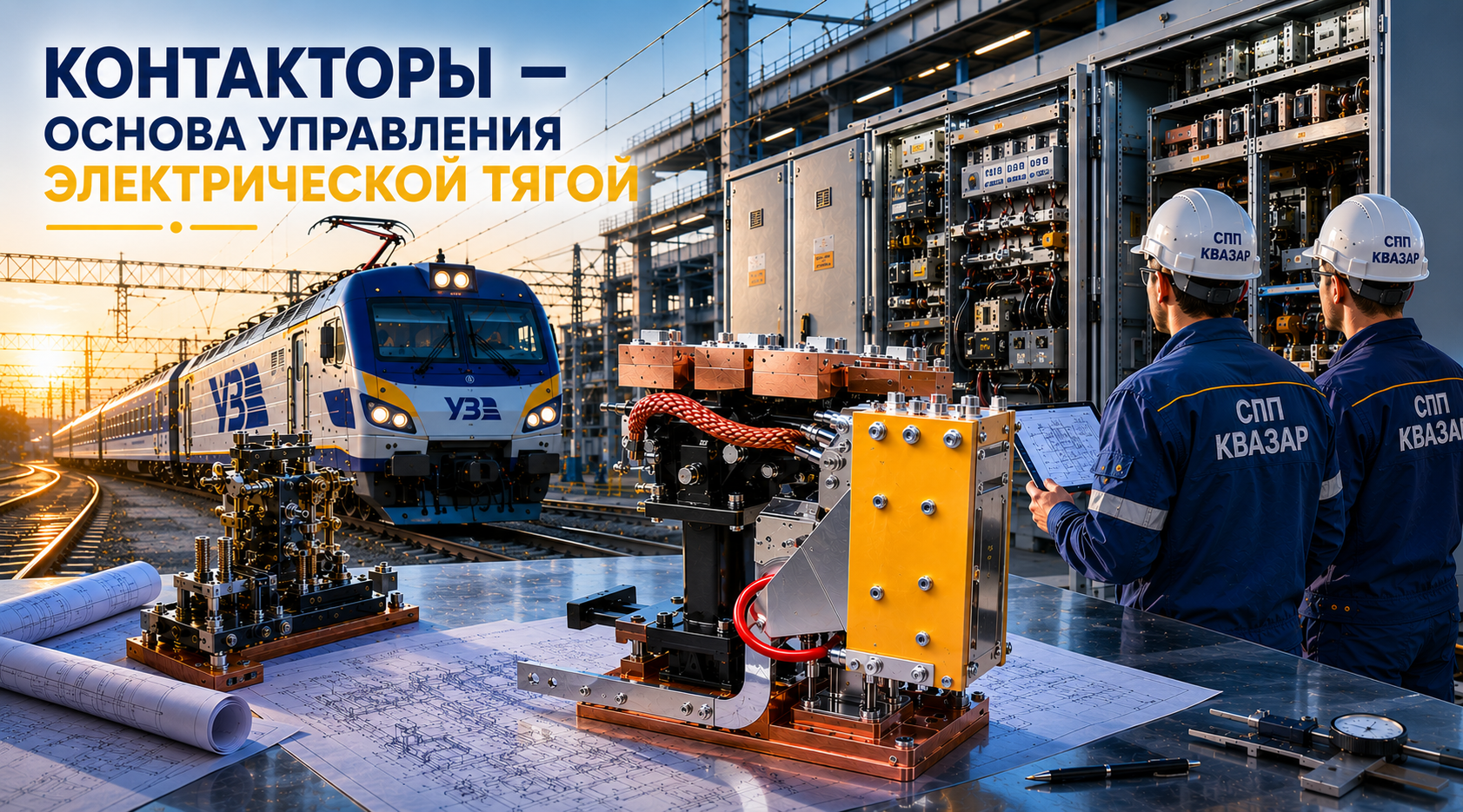 Электропневматические контакторы в системах электровозов (аналитика СПП КВАЗАР)