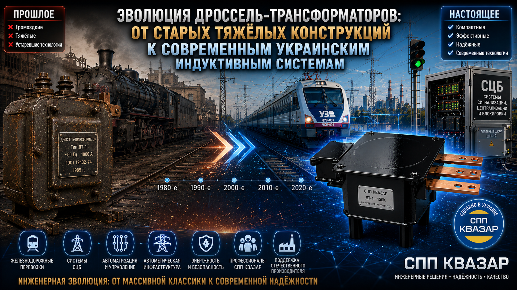 Инженерная эволюция дроссель-трансформаторов: от массивной классики до современной надежности - аналитика СПП КВАЗАР