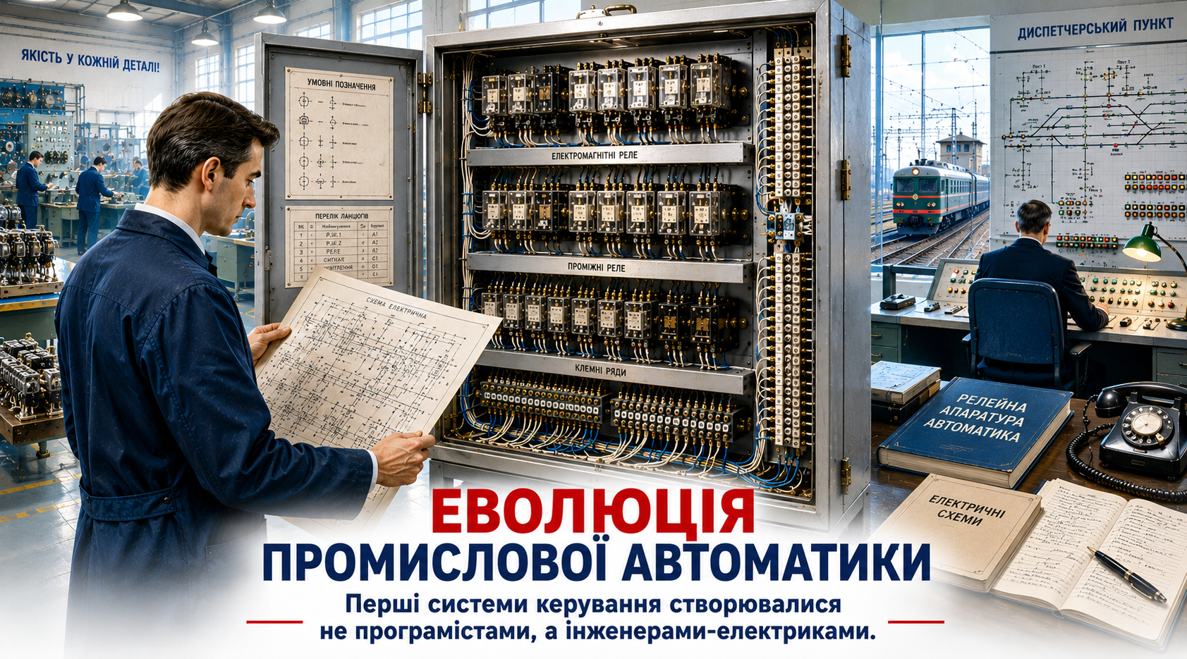 Релейна шафа як основа промислової автоматики середини XX століття - аналітика СВП КВАЗАР
