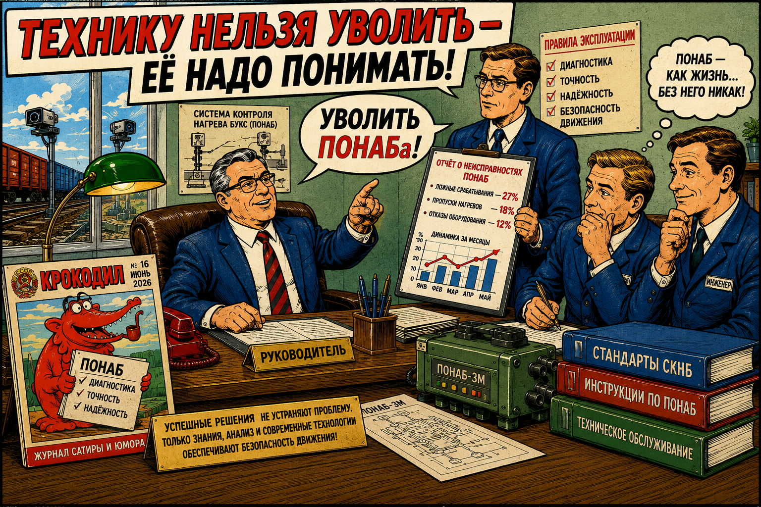 Железнодорожная шутка о руководителе, который предложил уволить ПОНАБа