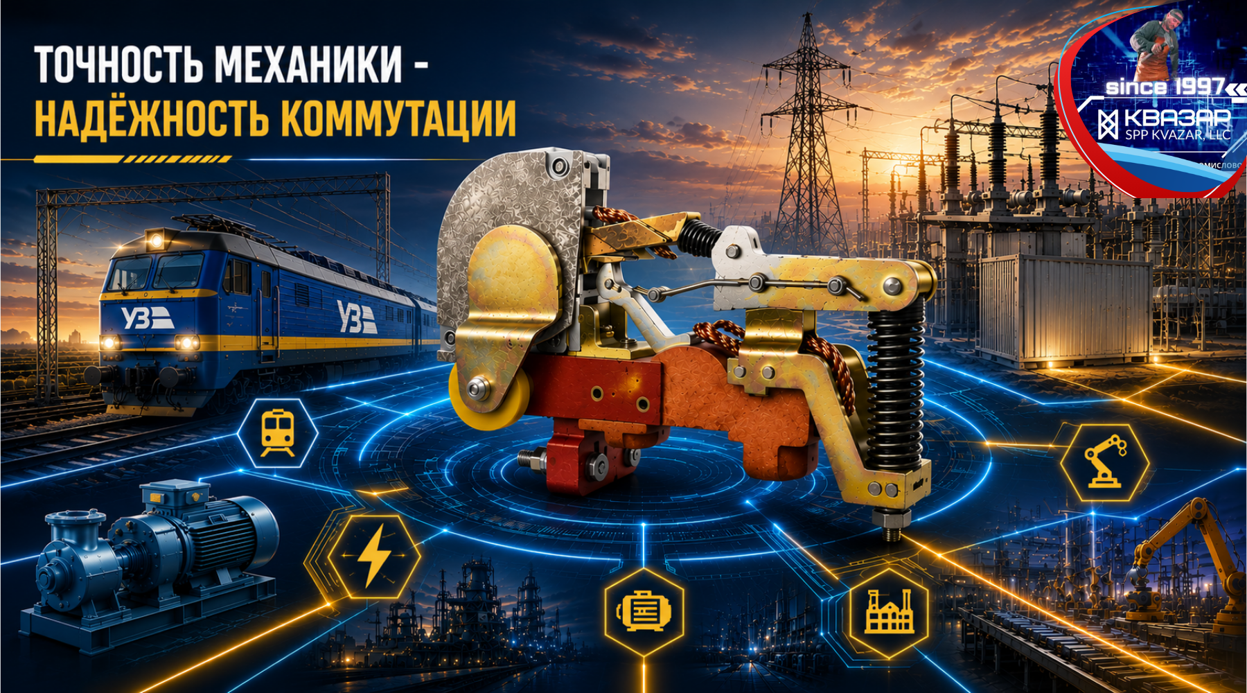 Вид кулачкового контактора и применения (аналитика СПП КВАЗАР)